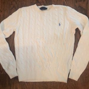 Polo white sweater